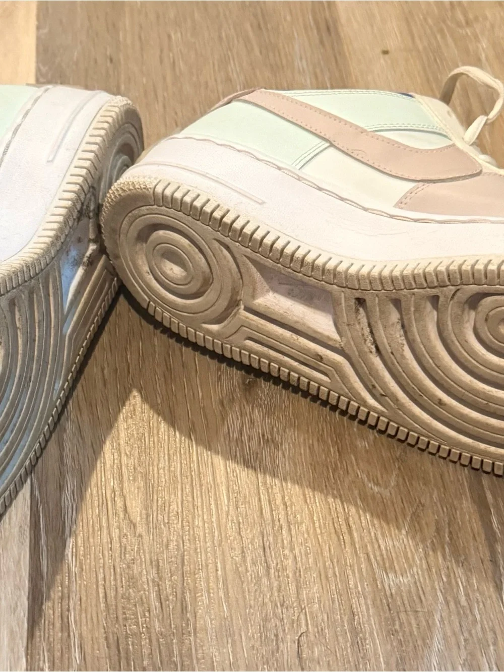 Nike Air Force 1 Pixel Low - Mint Green, Black, Blue Accents
